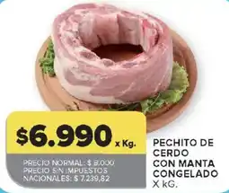 Carrefour Pechito de cerdo con manta congelado oferta