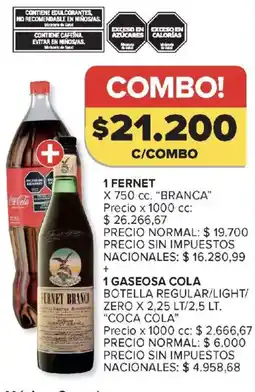 Carrefour Fernet branca combo oferta