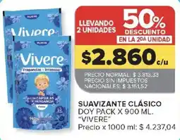 Carrefour Vivere suavizante clásico oferta