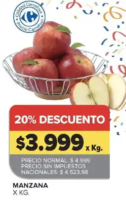 Carrefour Manzana oferta