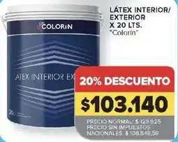 Carrefour Colorin latex interior exterior oferta
