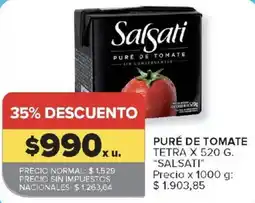 Carrefour Salsati puré de tomate oferta