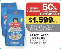 Carrefour Lucchetti arroz largo fino oferta