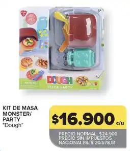 Carrefour Dough kit de masa monster/ party oferta