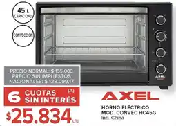 Carrefour Axel horno eléctrico oferta