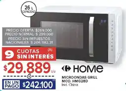 Carrefour Home microondas grill oferta