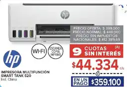 Carrefour Hp impresora multifuncion smart tank 520 oferta