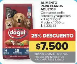 Carrefour Purina dogui alimento para perros adultos oferta