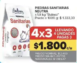 Carrefour Bulnez piedritas sanitarias oferta