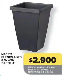 Carrefour Carrefour maceta buenos aires oferta