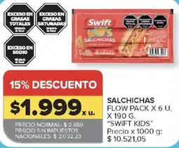 Carrefour Swift salchichas oferta