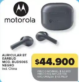 Carrefour Motorola auricular bt earbud oferta