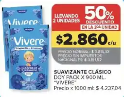 Carrefour Vivere suavizante clásico oferta