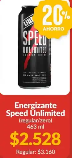 Supermercados Aiello Lider speed unlimited oferta
