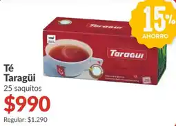 Supermercados Aiello Taragüi té oferta