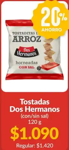Supermercados Aiello Dos Hermanos tostadas arroz oferta