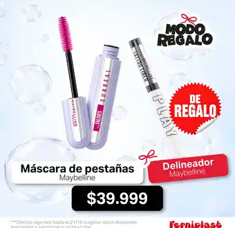 Maybelline máscara de pestañas