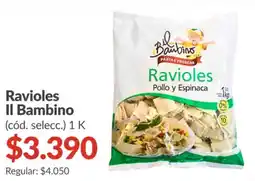 Supermercados Aiello Il bambino ravioles pollo y espinaca oferta