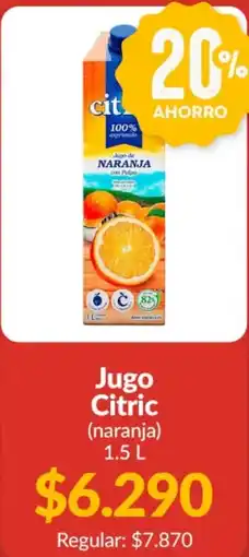 Supermercados Aiello Citric jugo de naranja con pulpa oferta