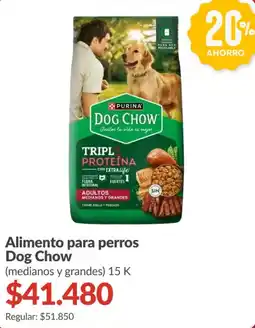Supermercados Aiello Dog Chow alimento para perros oferta
