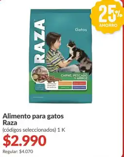 Supermercados Aiello Raza alimento para gatos oferta