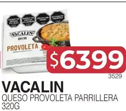 Masivos Vacalin queso provoleta parrillera oferta