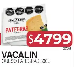 Masivos Vacalin queso pategras oferta