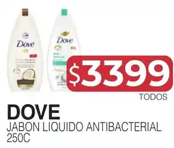 Masivos Dove jabon liquido antibacterial oferta