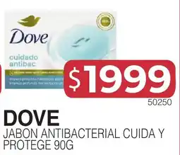 Masivos Dove jabon antibacterial cuida y protege oferta