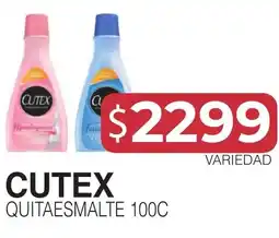Masivos Cutex quitaesmalte 100c oferta