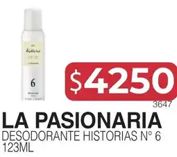 Masivos La pasionaria desodorante historias n° 6 oferta