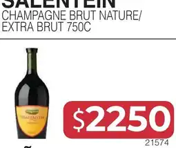 Masivos Salentein champagne brut nature/extra brut oferta