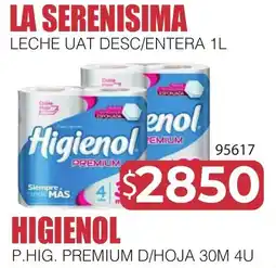 Masivos Higienol p.hig. premium d/hoja 30m oferta