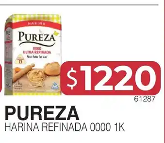Pureza harina refinada 0000