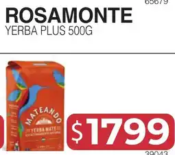 Masivos Rosamonte yerba plus oferta