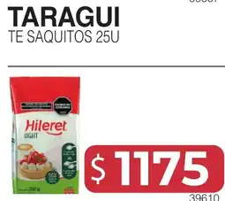 Masivos Taragui te saquitos 25u oferta