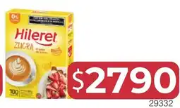 Masivos Hileret zucra oferta