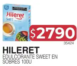 Masivos Hileret edulcorante sweet en sobres oferta