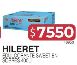 Masivos Hileret edulcorante sweet en sobres oferta