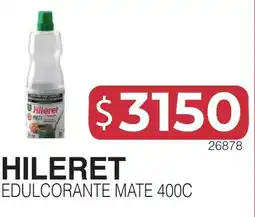 Masivos Hileret edulcorante mate 400c oferta