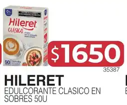 Masivos Hileret edulcorante clasico en sobres oferta