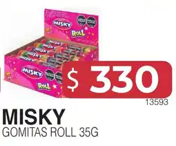 Masivos Misky gomitas roll oferta