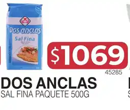 Masivos Dos anclas sal fina paquete oferta