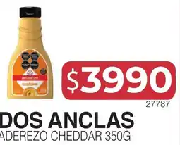 Masivos Dos anclas aderezo cheddar oferta