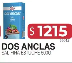 Masivos Dos anclas sal fina estuche oferta