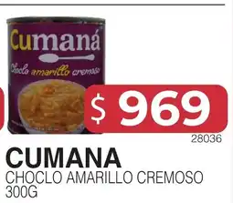 Masivos Cumana choclo amarillo cremoso oferta