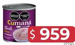 Masivos Cumaná choclo blanco cremoso oferta