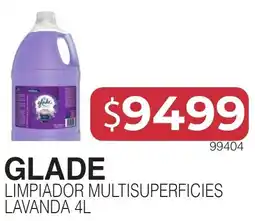Masivos Glade limpiador multisuperficies lavanda 4l oferta