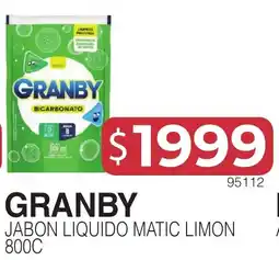 Masivos Granby jabon liquido matic limon oferta