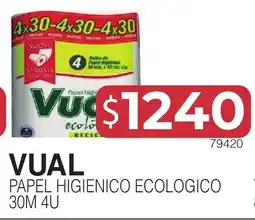 Masivos Vual papel higienico ecologico oferta